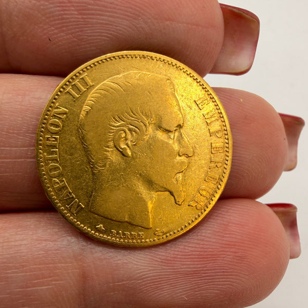 20 Francs Napoléon en Or Jaune  20 Carats