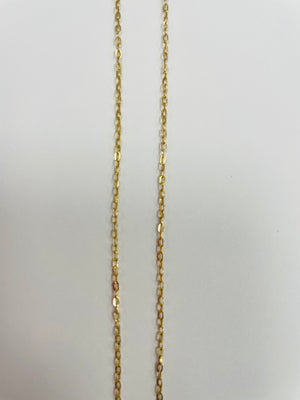 Collier en Or Jaune 18K - 0.80 Grs