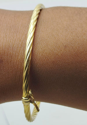 Bracelet Jonc Or Jaune 18K - 3.98G