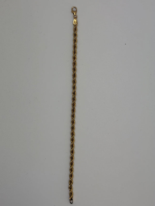 Bracelet Identité en Or Jaune 18K - 3.30g