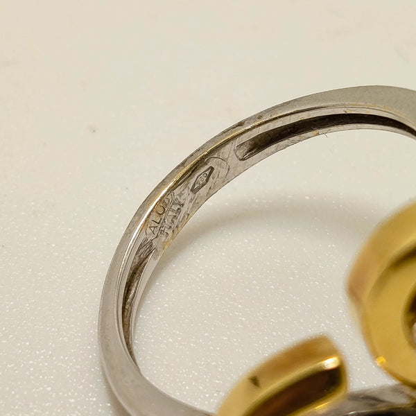 Bague en Or jaune et Gris 18 carats