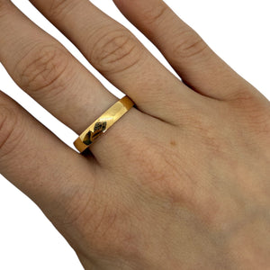 Bague Alliance en Or Jaune 18 K Taille 63 - 3.61 G
