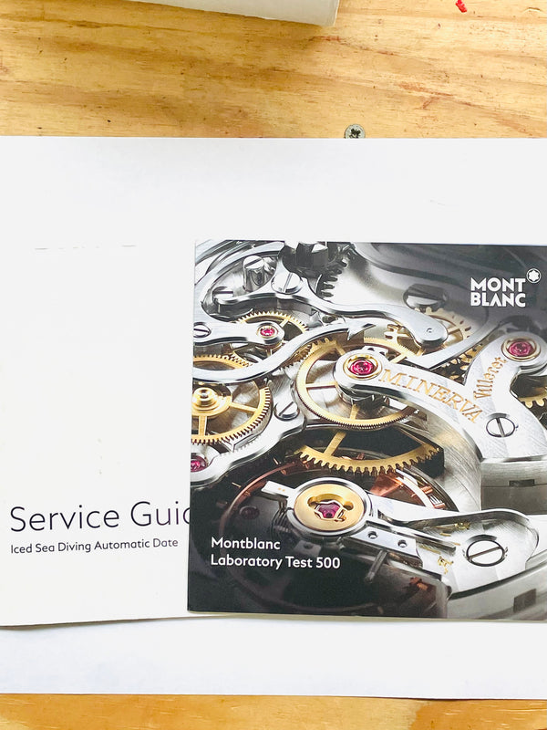 Montre Montblanc 1858 Iced Sea Automatique Date MB129371