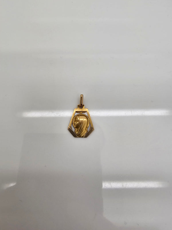 Pendentif en or jaune 18K - 0.85 Grs