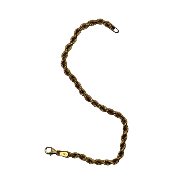 Bracelet Identité en Or Jaune 18K - 3.30g