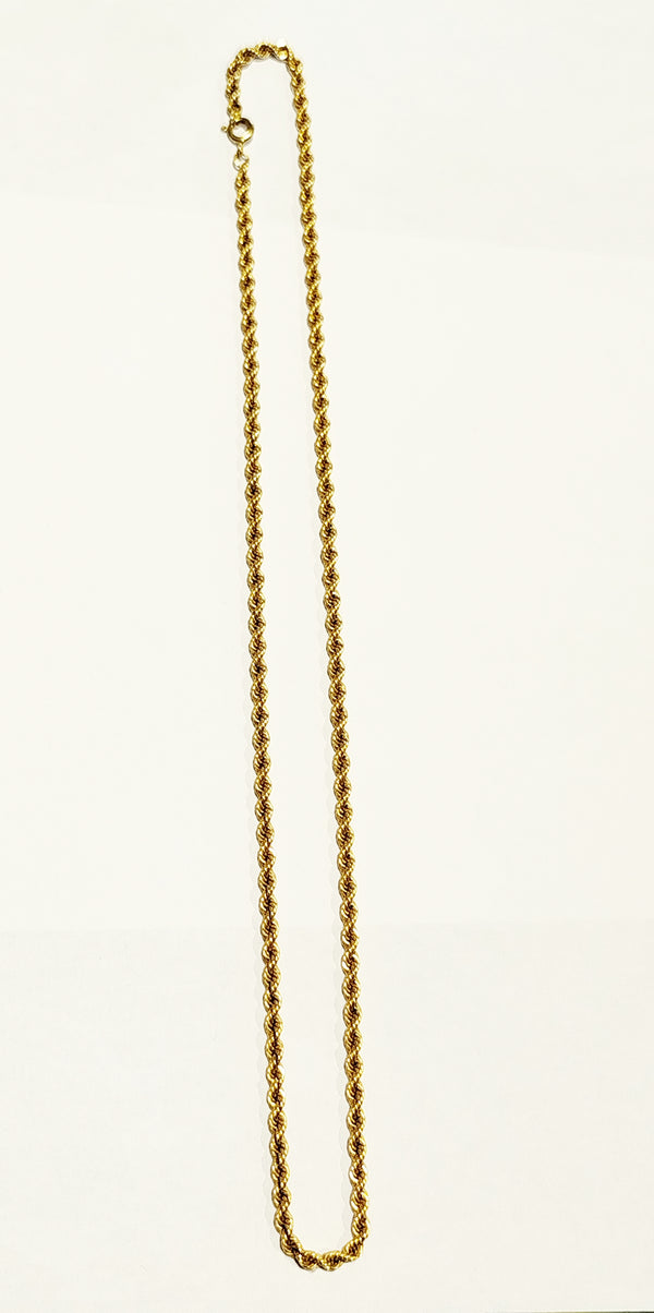 Collier Princesse en Or Jaune 18K 6,39 Grs