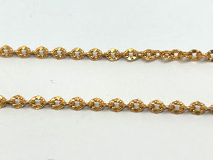 Collier chaine maille forçat or jaune 18