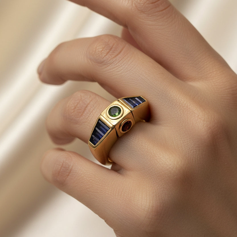 Bague Octavia en Or Jaune 18K par Premiers Joyaux - T55 - 11.95gr