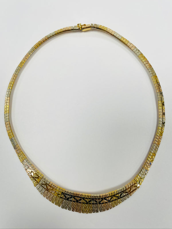 Collier Princesse Miroir 3 Ors 18K - 28.18G