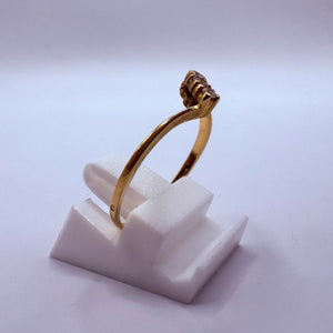 Bague en or jaune 18K  Taille-60