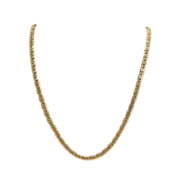 Collier maille marine en or jaune 18 carats – 52 cm