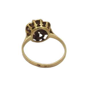 Baguette Chou en Or Jaune 18K avec Oxydes - T52 - 3.15gr