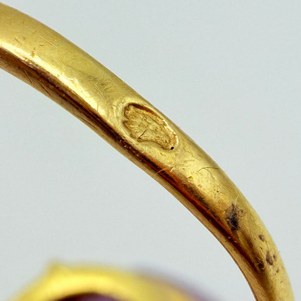 Bague en Or Jaune 18K Taille 54 - 7 G