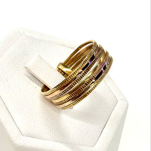 Bagues Semainier 3 Ors 18k Taille-57