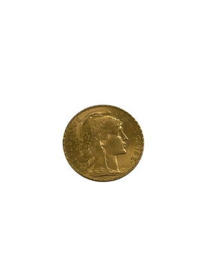20 Francs Coq Marianne en Or Jaune 1913 - Bon Etat