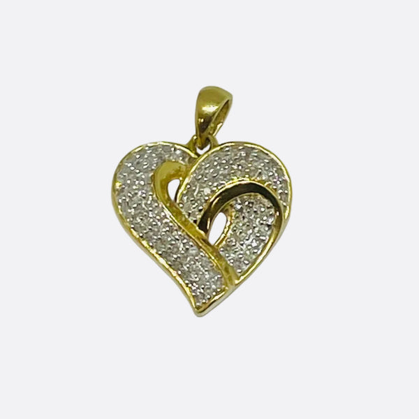 Pendentif Cœur en Or Jaune 18K - 3.47 G