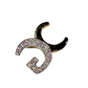 Pendentif en Or Jaune 18k en diamants