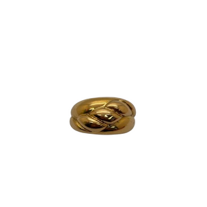 Chevalière en or jaune 18K Taille-49