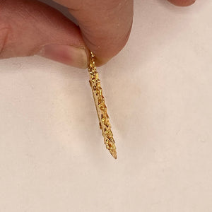 Pendentif Porte-Pièce en Or Jaune 18k - 8.94 G