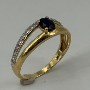Bague en Or Jaune 18K Taille-56