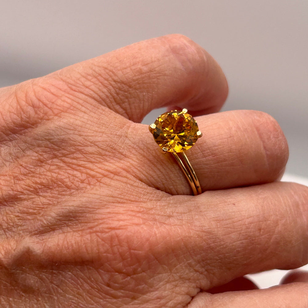 Bagues en Or Jaune 18K Taille-55