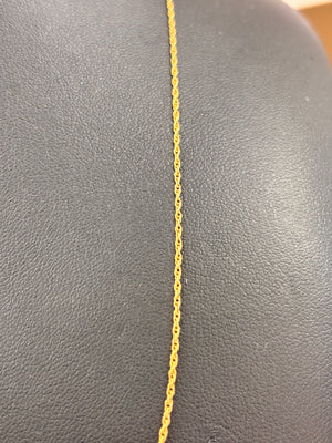 Collier Sautoir Or Jaune 18K 2.27 Grs