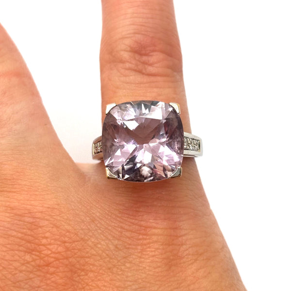 Bague en Or Blanc 18k - Taille 50