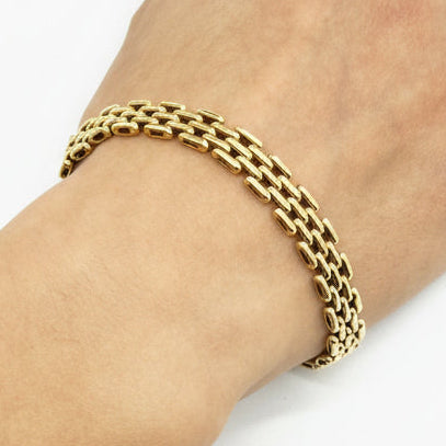 Bracelet Maillon en Or Jaune 18k - 18.20 G