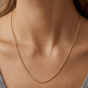 Collier Princesse en Or Jaune 18K - 42cm - 1.51gr
