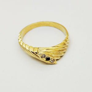 Bague en or jaune 18K Taille-54