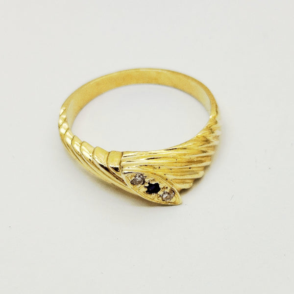 Bague en or jaune 18K Taille-54