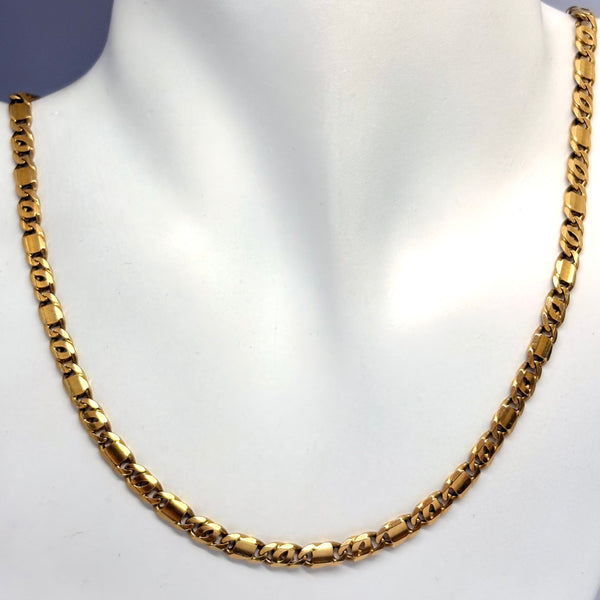 Collier maille marine en or Jaune 18 carats