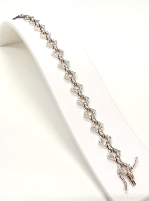 Bracelet en or blanc 18 K - 16.44 G