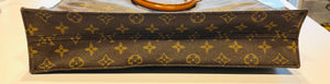 Sac Tote Louis Vuitton Monogram en Cuir Naturel