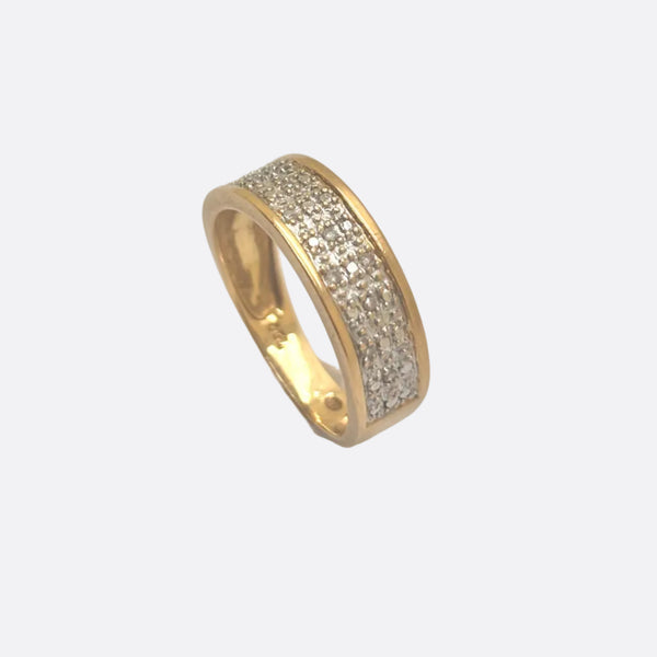 Bague en or jaune 18k - 3.27 G
