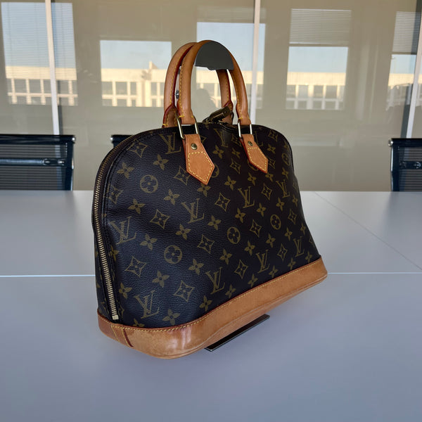 Louis Vuitton Alma Vintage en Toile Monogram Marron