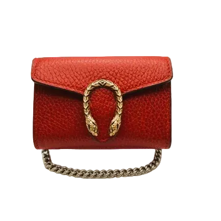 Portefeuille Dionysus Gucci en cuir rouge - Comme Neuf