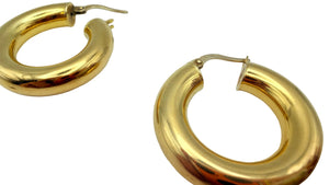 Créoles en Or Jaune 18k - 6.49 G