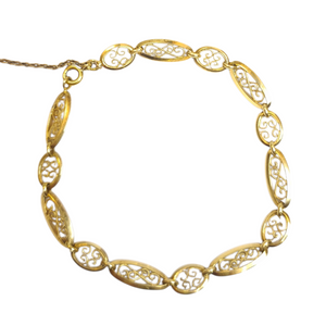 Bracelet en Or 18K Filigrane Américaine - 19cm - 6.82gr