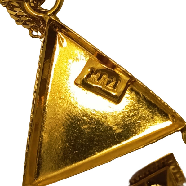 Collier Princesse Or Jaune Artisanal  21K