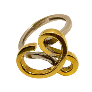 Bague en Or jaune et Gris 18 carats