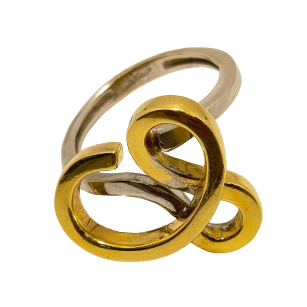 Bague en Or jaune et Gris 18 carats