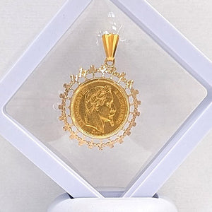 Pendentif Napoléon III en Or Jaune 18K - 9.53g