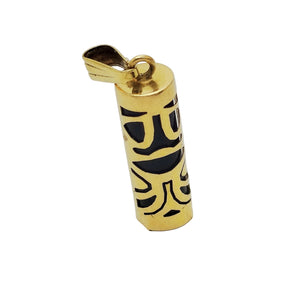 Pendentif Tiki en Or Jaune 18 Carats sans Pierres