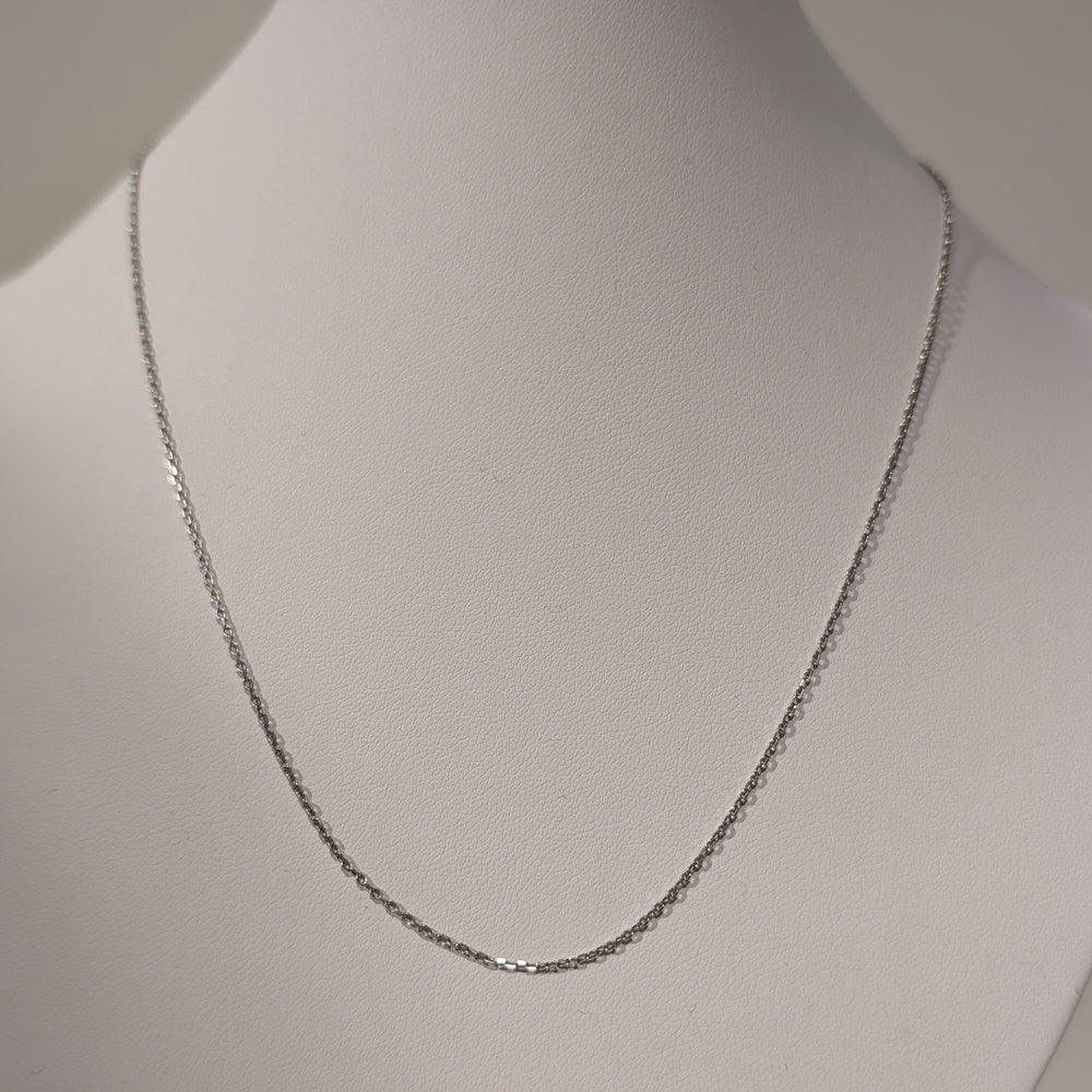Collier Princesse en Or Blanc 18K 1.94 Grs