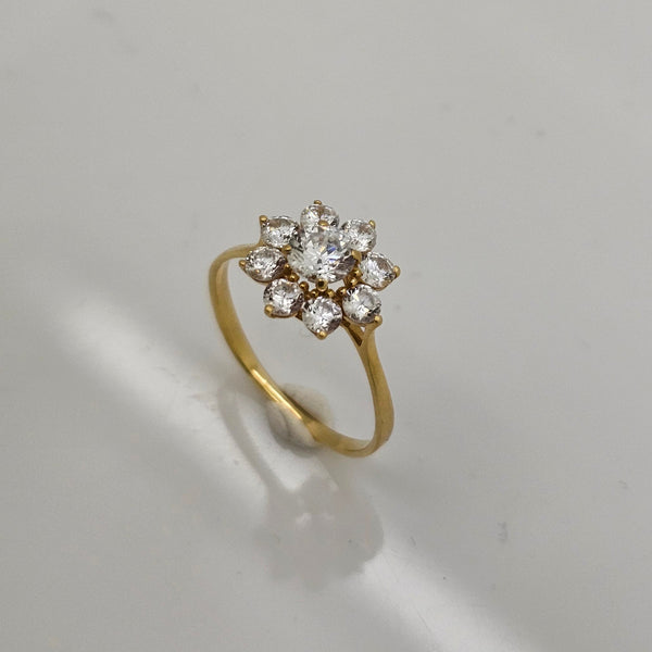 Bagues en Or jaune 18K - 2.26G - Taille 57