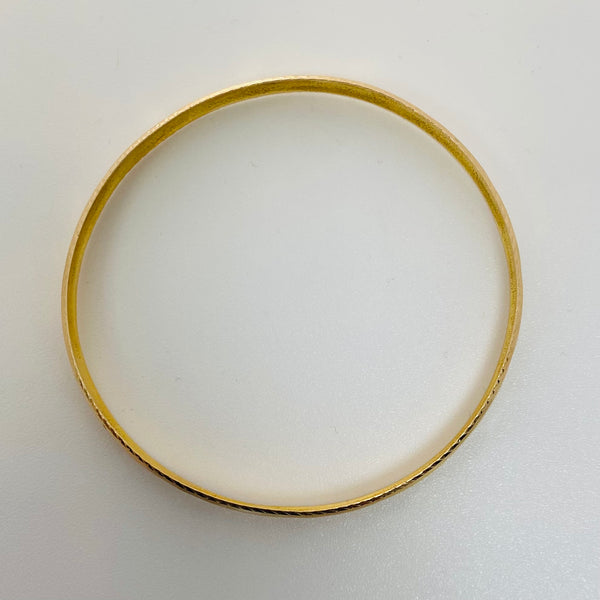 Bracelet Jonc Or Jaune 18 carats - Très Bon État