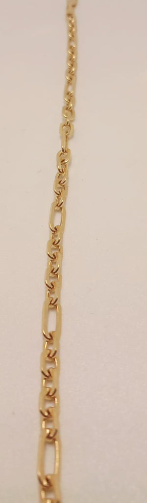 Bracelet maillon or jaune 18 K - 10.35 G