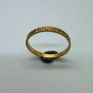 Alliance en Or Jaune 18K Taille-50