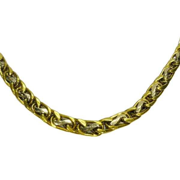 Collier Princesse en Or Jaune et Blanc 18k